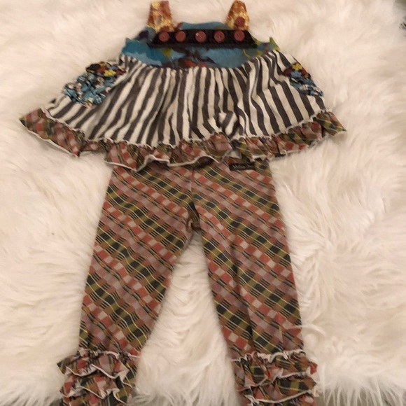 MATILDA JANE TANK SHIRT SZ 18M & LEGGINGS SZ 12M